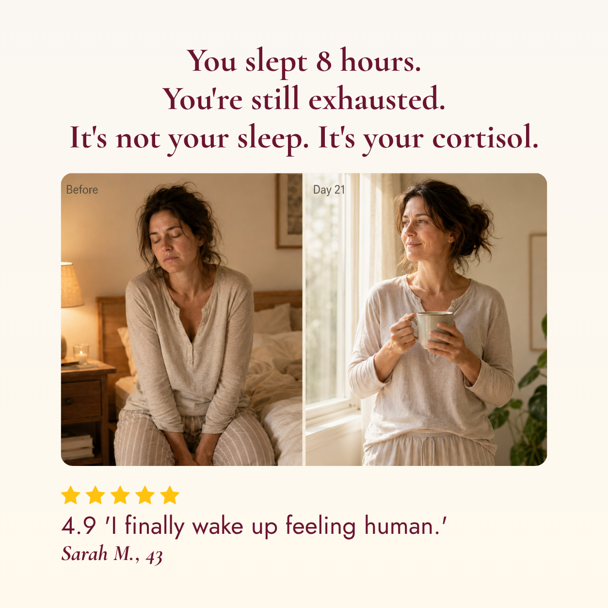 The Calm Her Code™ — 21-Day Cortisol Reset for Women 35+